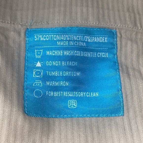 Tori Richard Mens Size 34x30 Tan Khaki Chino Stretch Straight Trouser Pants - Picture 5 of 6